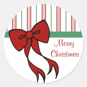 Stickers Joyeux Noël Bow