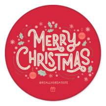 Stickers Joyeux Noël - Festive Holiday Design