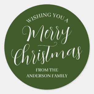 Stickers Joyeux Noël Green Custom