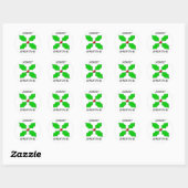 Stickers Joyeux Noël Holly (Feuille)