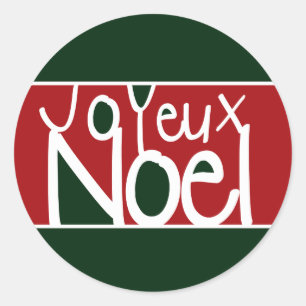 Stickers Joyeux Noel ou joints d'enveloppe