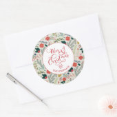 Stickers Joyeux Noël Personnalisé (Enveloppe)