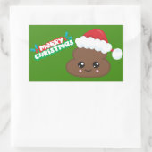 Stickers Joyeux Noël Poop Emoji (Sac)