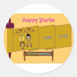 Stickers Joyeux Purim
