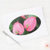 Stickers - Jumeaux Anthurium Rose (Enveloppe)