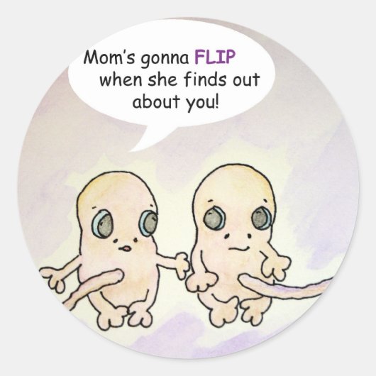 Stickers jumeaux pour maman (Devant)