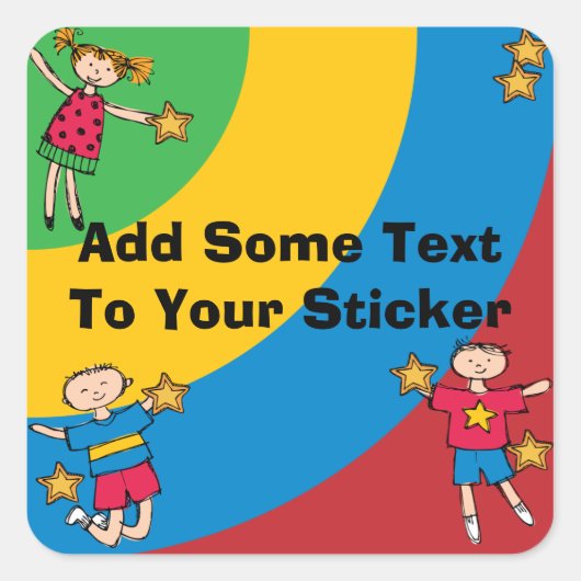 Stickers Jumping pour enfants (Devant)
