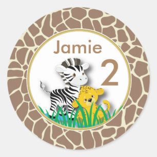 Stickers Jungle Animaux