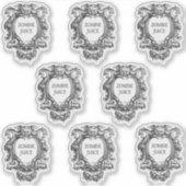 Stickers Jus Zombie Halloween 1,5 po x 2 po (Devant)