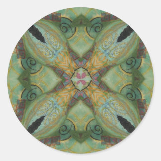 Stickers Kaleidoscope en Vert