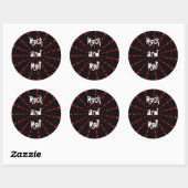 Stickers Kaleidoscope Rock and Roll (Feuille)