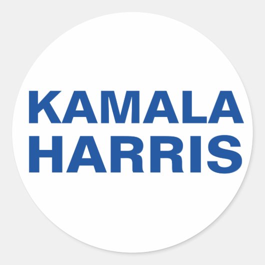 Stickers Kamala Harris (PERSONNALISABLE) (Devant)