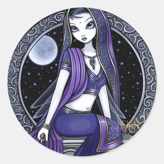 Stickers "Kami" Purple Moon Sari Fairy (Devant)