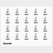 Stickers Karate Pose (Feuille)