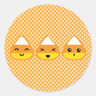Stickers Kawaii Candy Corn