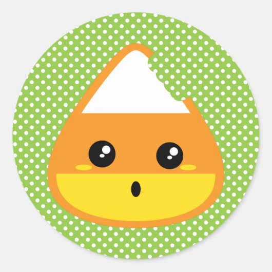 Stickers Kawaii Candy Corn (Devant)