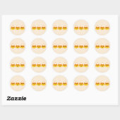 Stickers Kawaii Candy Corn (Feuille)