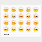 Stickers Kawaii Candy Corn (Feuille)
