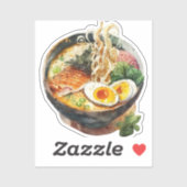 Stickers Kawaii Coréen Ramen (Feuille)