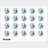 Stickers Kawaii Dalmatien & Fire Hydrant (Feuille)
