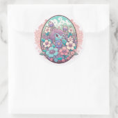 stickers Kawaii floral style dessin animé illustré (Sac)