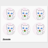 Stickers Kawaii Koneko (Feuille)
