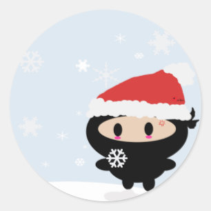 Stickers Kawaii Ninja Père Noël