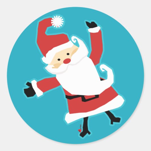 Stickers Kawaii Père Noël (Devant)