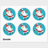 Stickers Kawaii Père Noël (Feuille)