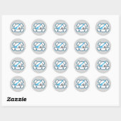 Stickers Kawaii Pirate Skull (Feuille)