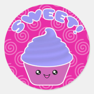 Stickers Kawaii Sweet Cupcake