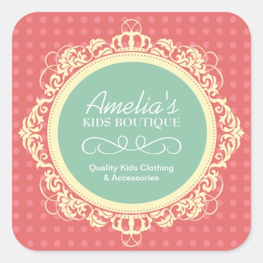 Stickers Kid Boutique Packaging (Devant)