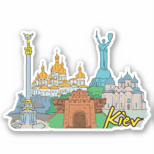 stickers Kiev (Devant)