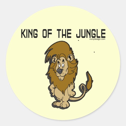 Stickers King of the Jungle (Devant)