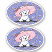 Stickers KiniArt Bichon Belle Vinyl (Devant)