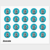 Stickers KiniArt Cairn Bone Appetit (Feuille)
