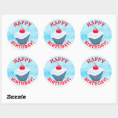 Stickers KiniArt Cupcake (Feuille)