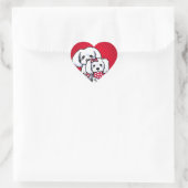 Stickers KiniArt Gully & Gidget Red Heart (Sac)
