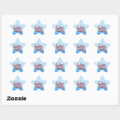 Stickers KiniArt Liberty Westie Star (Feuille)