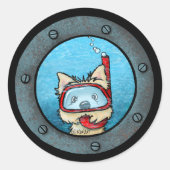 Stickers KiniArt Snorkeling Cairn (Devant)