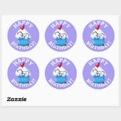 Stickers KiniArt Westie ANNIVERSAIRE (Feuille)