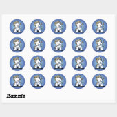 Stickers KiniArt Westie Fisher (Feuille)
