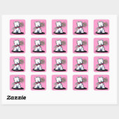 Stickers KiniArt Westie Valentine (Feuille)