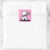 Stickers KiniArt Westie Valentine (Sac)