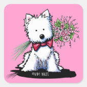 Stickers KiniArt Westie Valentine (Devant)