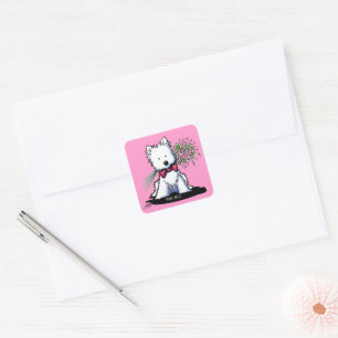 Stickers KiniArt Westie Valentine