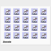Stickers KiniArt Westie Valentine (Feuille)