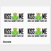 stickers KISS ME Frog (Feuille)