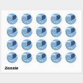 Stickers Kite Bleu (Feuille)