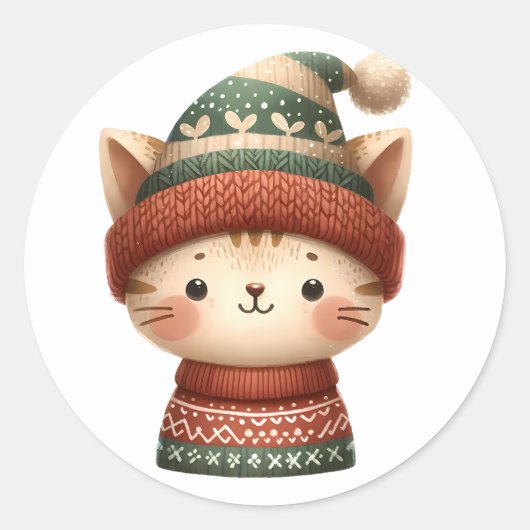 Stickers Kitten d'hiver (Devant)
